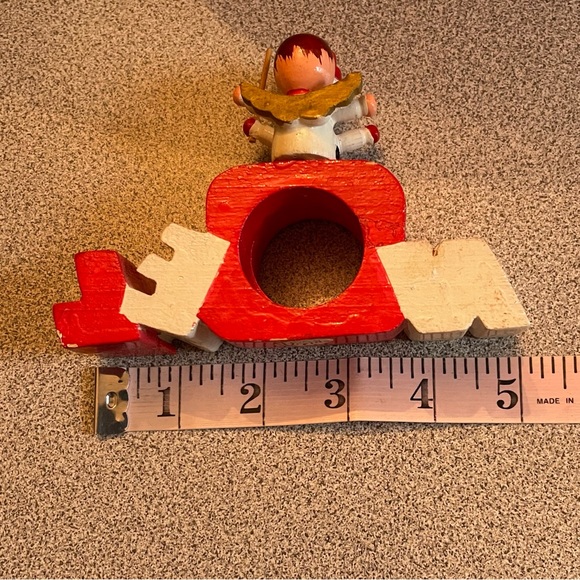 HP 🔥2 Vera Noel Snowman & Angel Wood Napkin Holders - Picture 4 of 8
